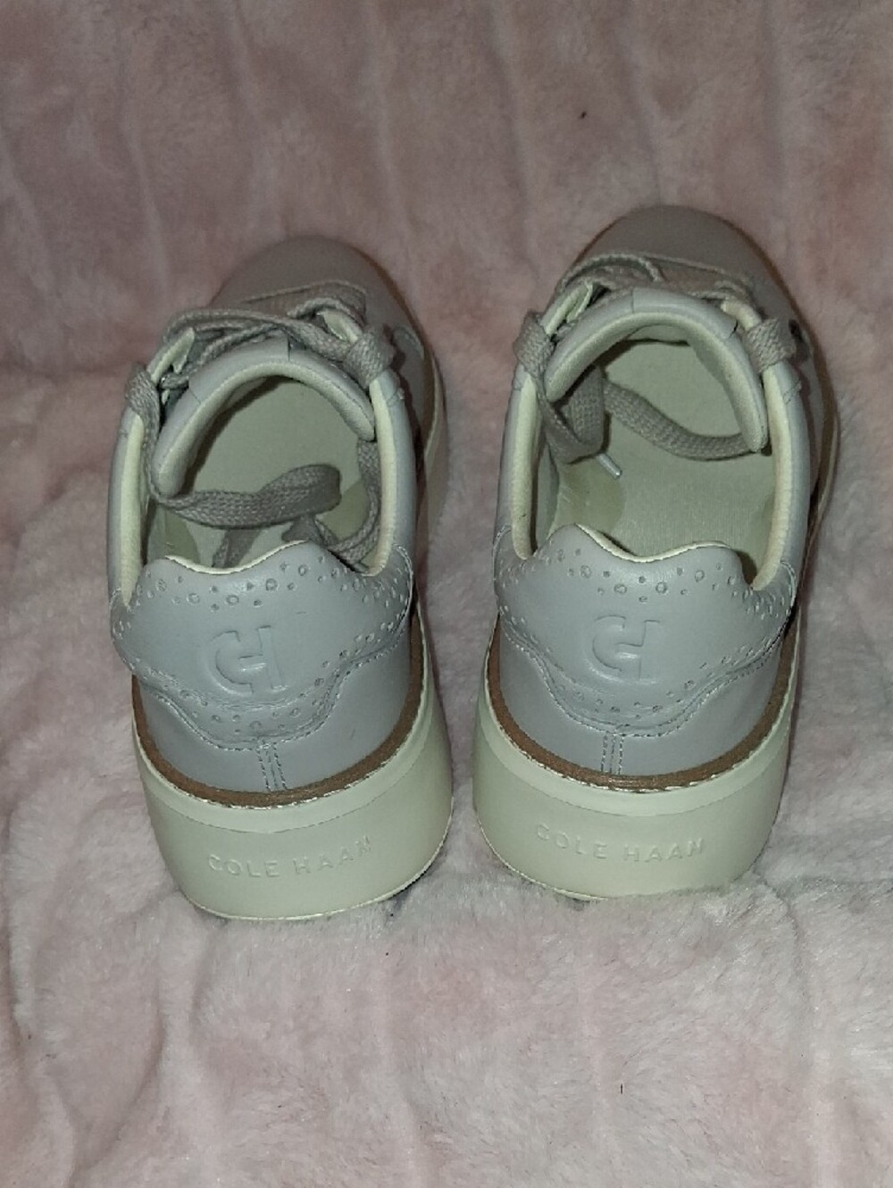 Cole Haan Light Gray Leather Sneakers - Picture 5 of 7